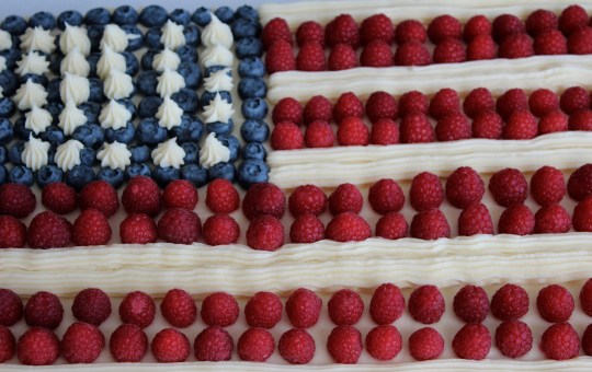 Flag Cake