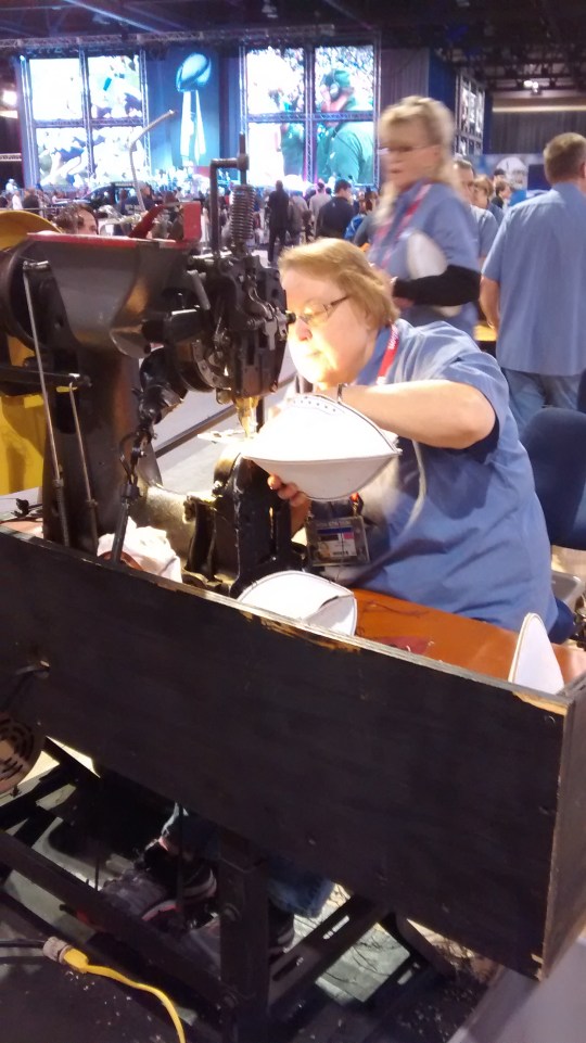 NFL Experience Sewing Football