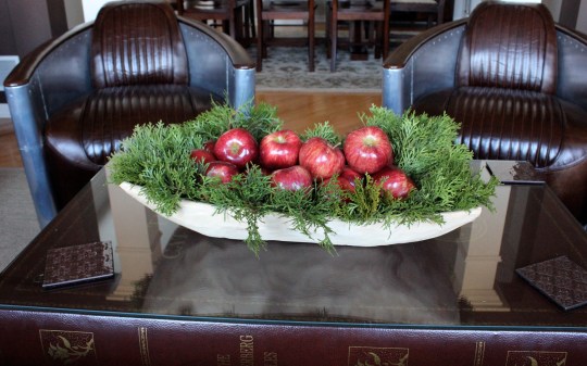 Apple Bowl For Christmas