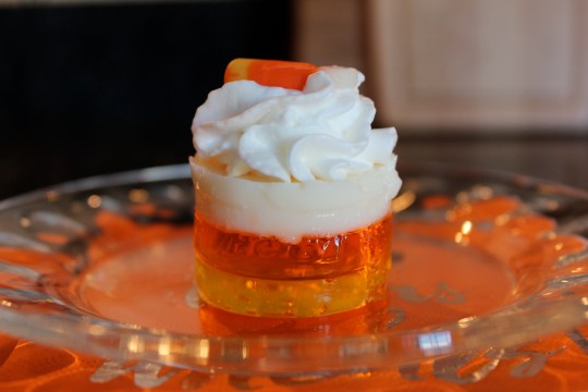 Candy Corn Jello Shots